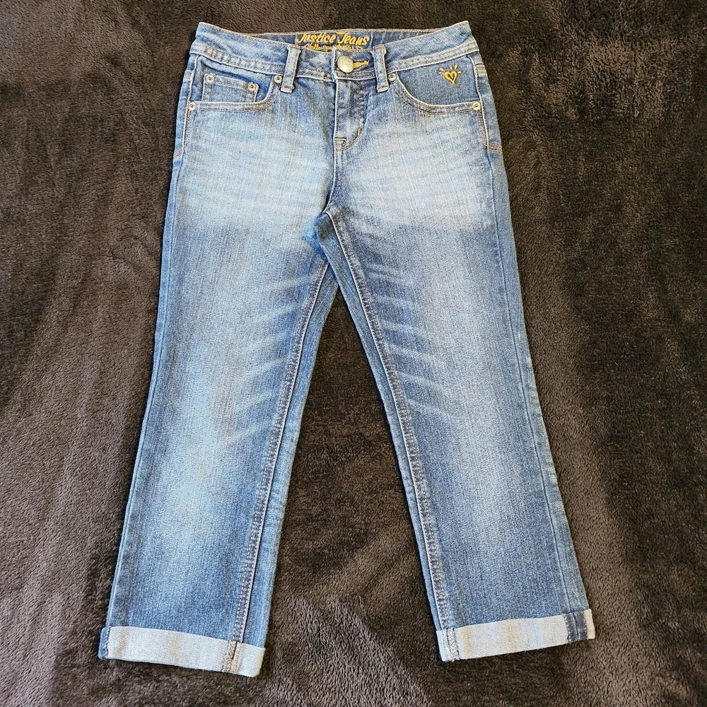 Justice Girls Blue Jeans Size 10R